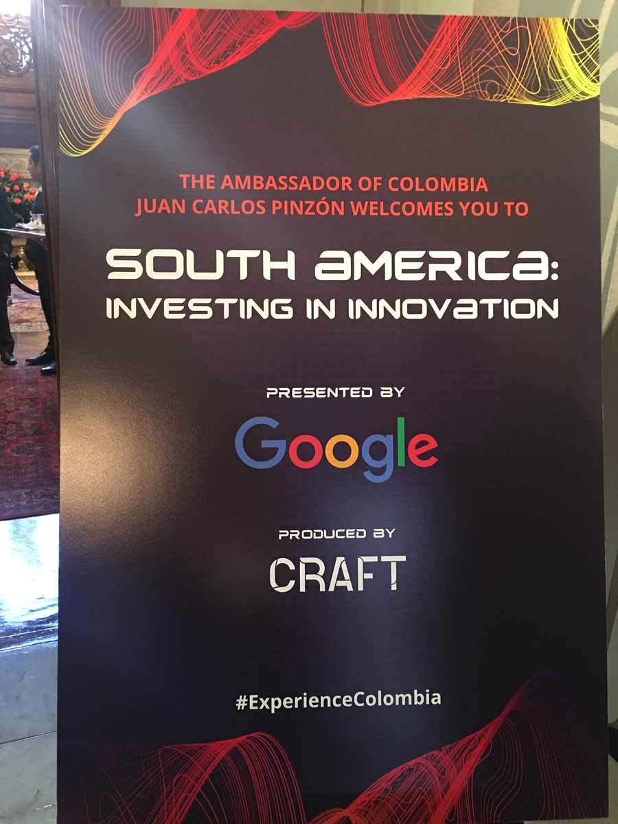 PinzonBueno's tweet photo. Inversión, innovación, educación para Colombia 🇨🇴 objetivos que deben marcar el futuro de nuestro país. #ExperienceColombiaTech https://t.co/x8d19tD1sU