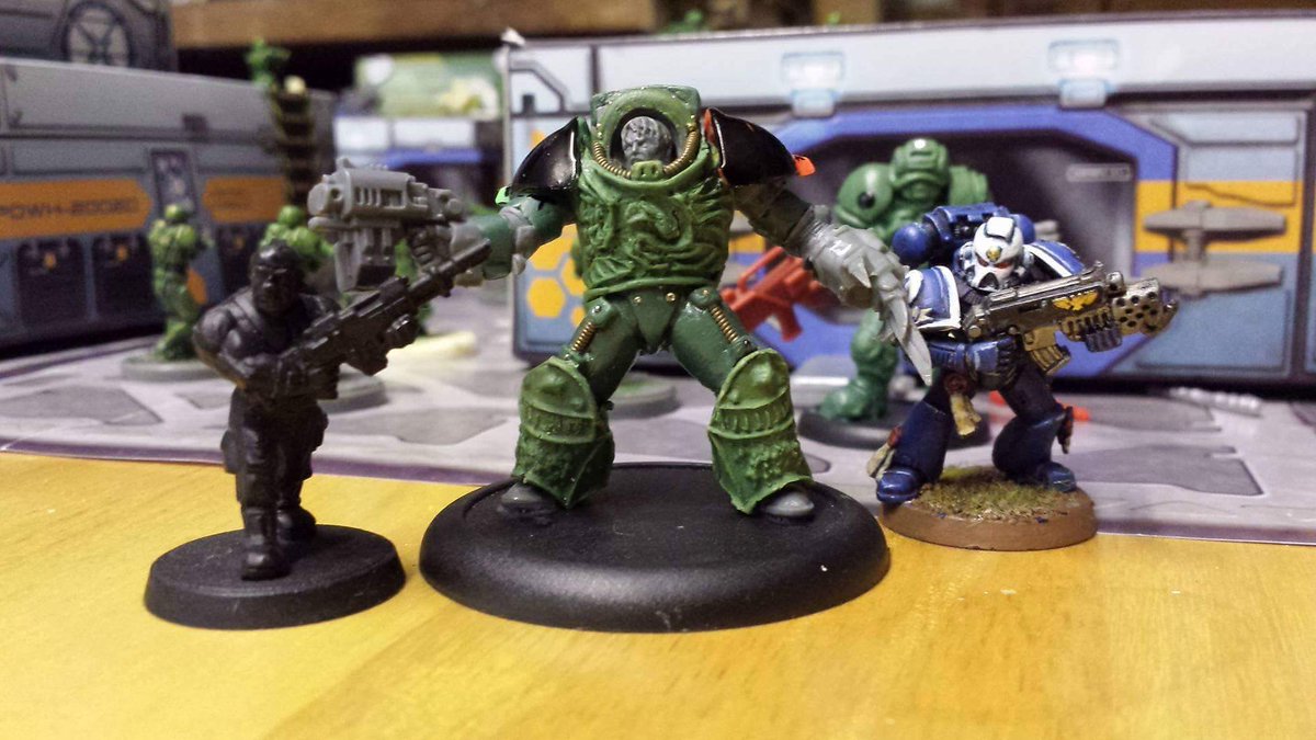 Nimble Fingers Another Truescale Sculpt Terminator Captain 40k Bitzbox Miniatures Warhammer Spacemarines Greenstuff