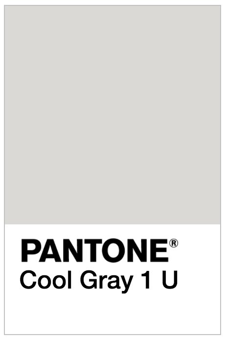 Pantone Cool Gray 1