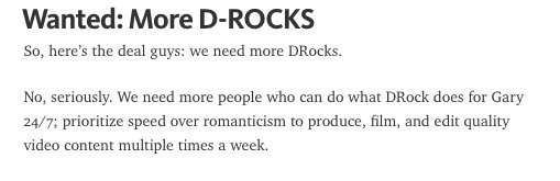 davidrocknyc's tweet photo. If you are passionate about making videos, you can film/edit and produce. ++ if you live in LA, NYC and Orlando. 
https://t.co/ee31NCxKVZ https://t.co/JrKpSrunVS