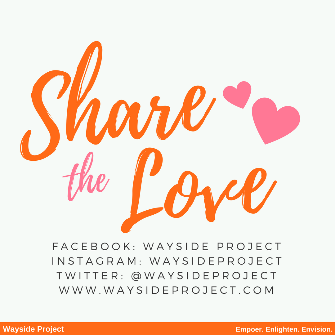 waysideproject's tweet photo. Hey guys! Please #sharethelove and share our pages with all your friends :)
******
#waysideproject
#waysidementalhealth
#sharethelove https://t.co/3bsPiA5AWc