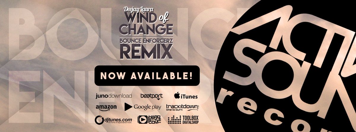 ActiveSoundRec's tweet image. [ACTD103] DEEJAY LAURA - WIND OF CHANGE (BOUNCE ENFORCERZ REMIX) *NOW AVAILABLE!!* ★DOWNLOAD HERE★ junodownload.com/products/deeja…