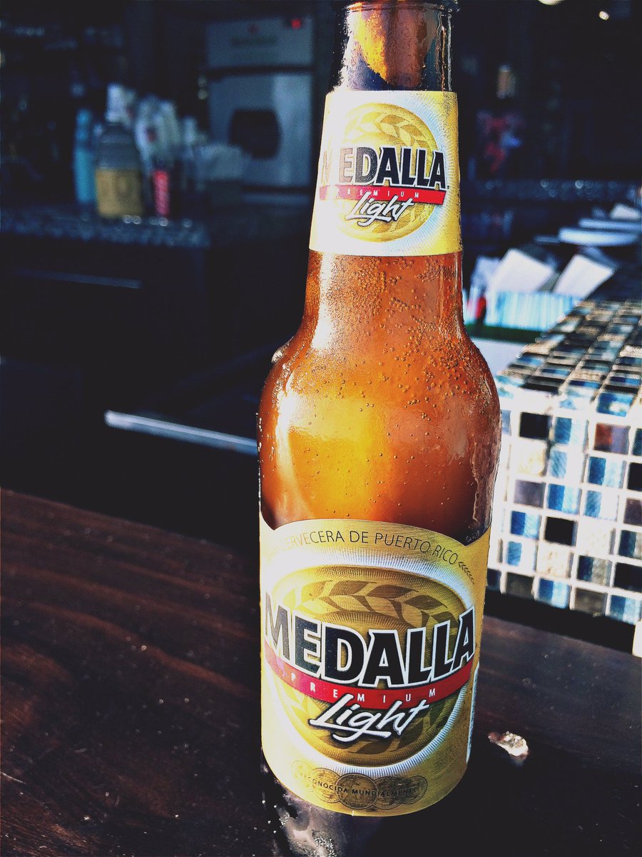 Beer so cold...its ice! 😳❄️🍺 #Medalla #Popsicle #SunsetBeers #PuertoRico