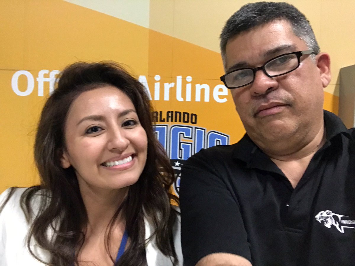 RepOrlandoMagic's tweet photo. Say hi to Edgardo! A new partial plan holder for the rest of the season and soon to be season ticket holder for the 2017-18 season! https://t.co/6p7dB77aYA