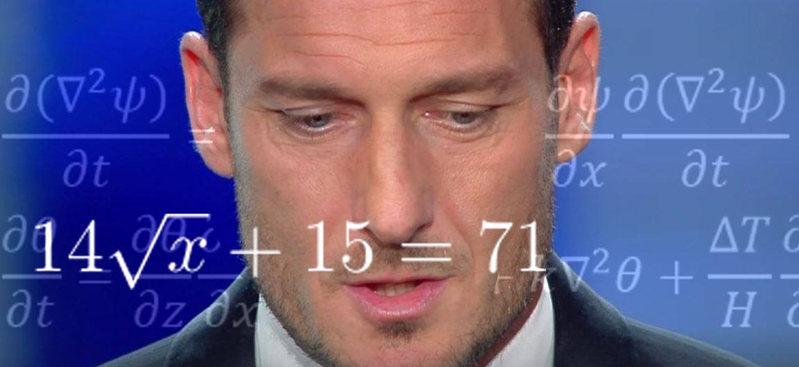 _the_jackal's tweet photo. Totti cerca di rispondere alle domande di Carlo e Maria
#Sanremo2017 https://t.co/Ql8crXxttm