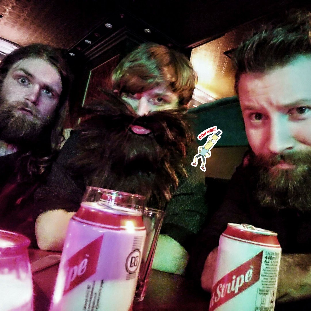 We rock,we beard, Oh hey there Mr.  Poopy Butthole #beard #beards #bearded #wtf #london #royalblood #biffyclyro #foofighters #rickandmorty