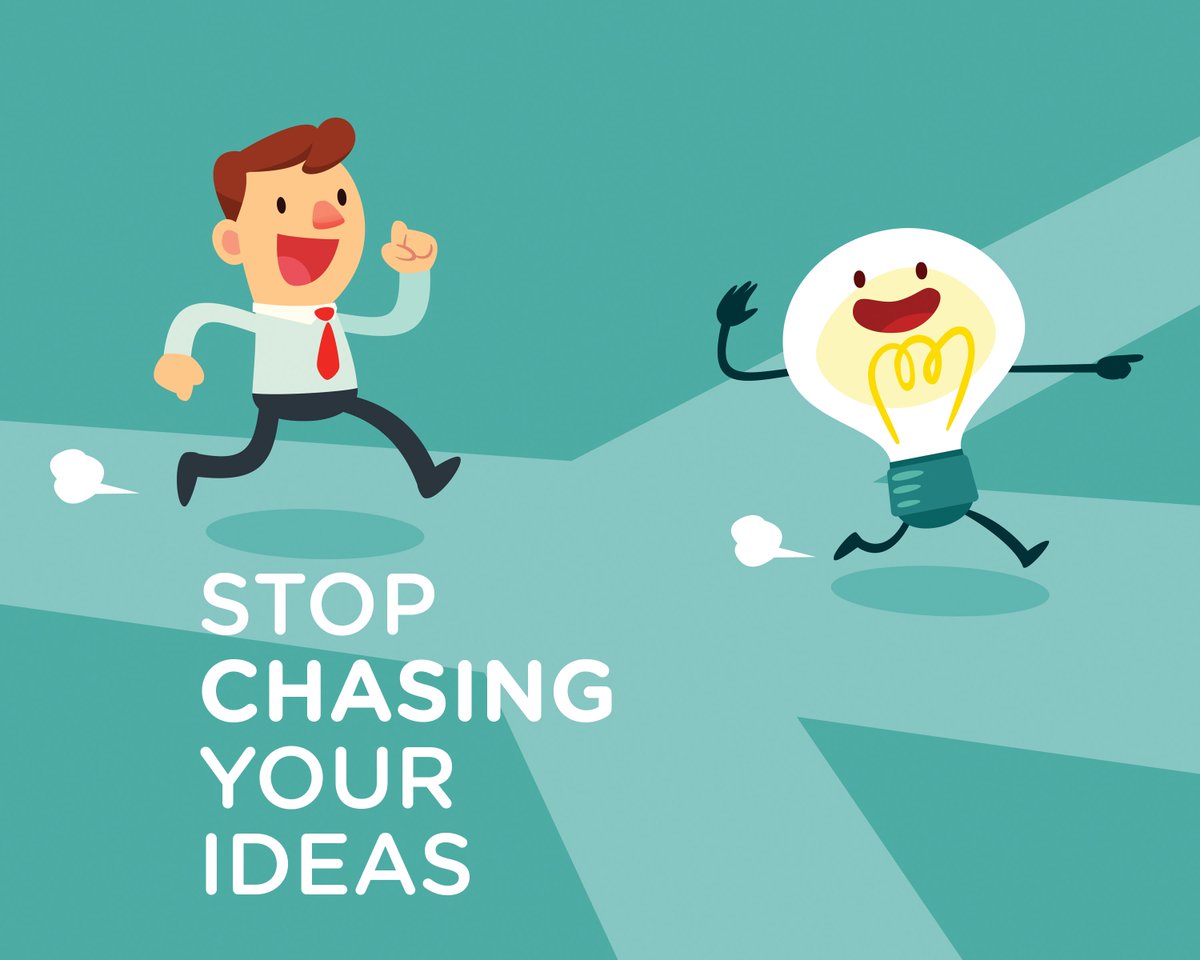 brandboss_ca's tweet photo. Stop chasing your #ideas and start running with them! #BrandStrategy #BossofyourBrand #Branding #Newideas #Marketingtips #WednesdayWisdom https://t.co/mriAD5h0sH