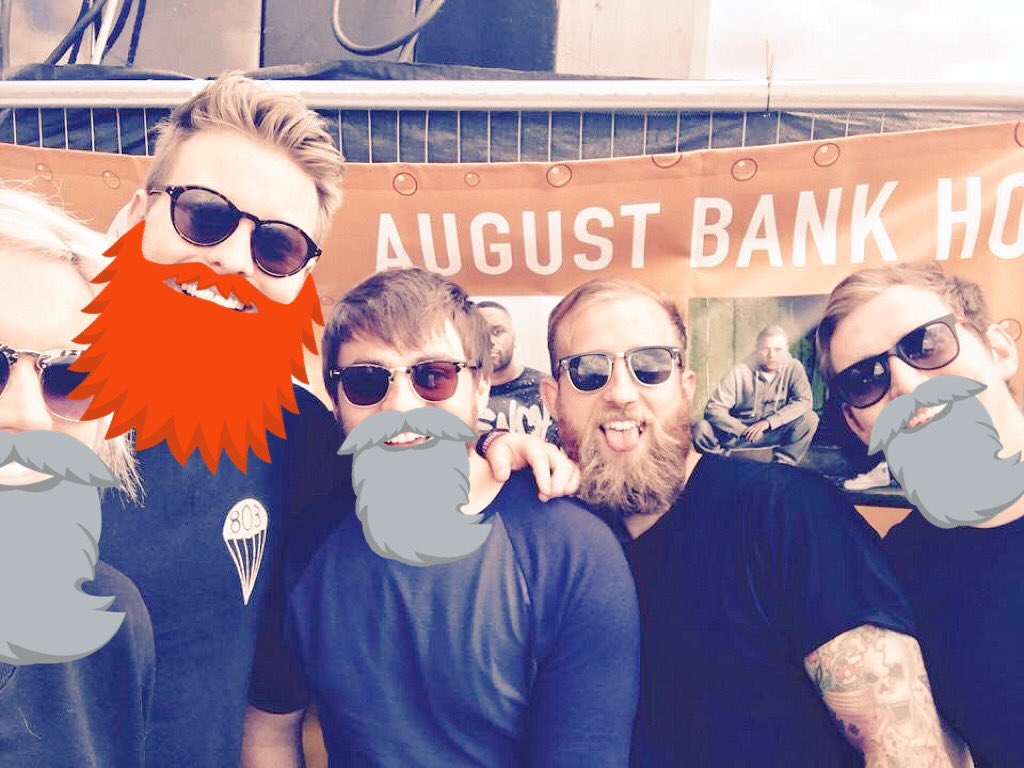 ChrisDQuigley's tweet photo. Cash me outside, how bow dat? Happy birthday you bearded beast. 🙏🏼🤘🏼 @jonnybrister #BeardGameStrong https://t.co/A0MWsR4g7N