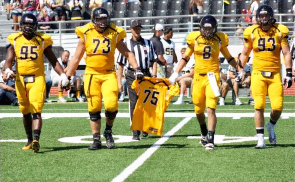 WayneStFootball's tweet photo. 3 years later... Lost but never forgotten... You are still in our prayers. #RIPEK75 #WSCFAMILY https://t.co/STZafkIDVl