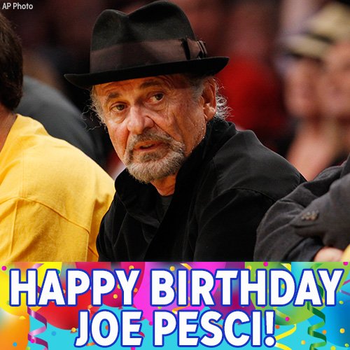 Happy 74th birthday to \Goodfellas\ star Joe Pesci! 