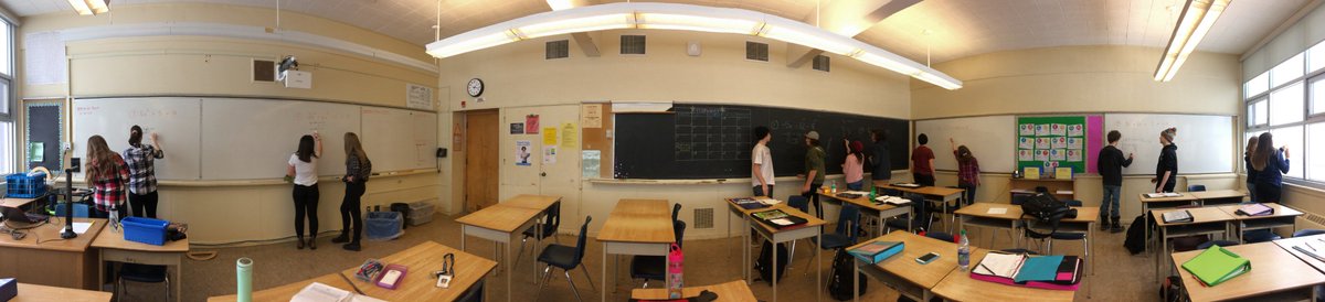 MsJenLachapelle's tweet photo. Day 1 of 360 degrees of learning in math @CCI_SCDSB @SCDSB_Schools #studentsteachingstudents #studentgeneratedquestions https://t.co/h0ATkuQhm0