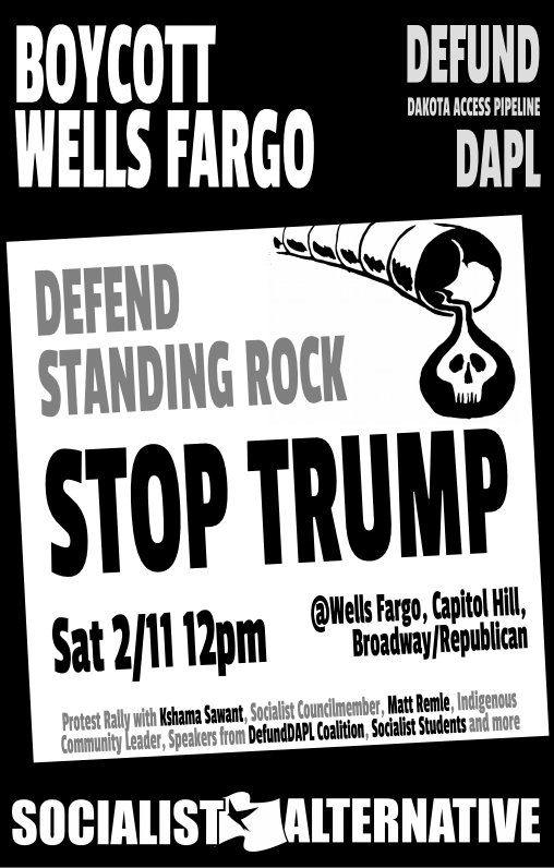 cmkshama's tweet photo. Saturday 2/11: Join @wakiyan7, #DefundDAPL/#NoDAPL activists, @soc_students, @socialistalternative &amp; me to keep up the fight against #DAPL! https://t.co/zujQ70WRNi