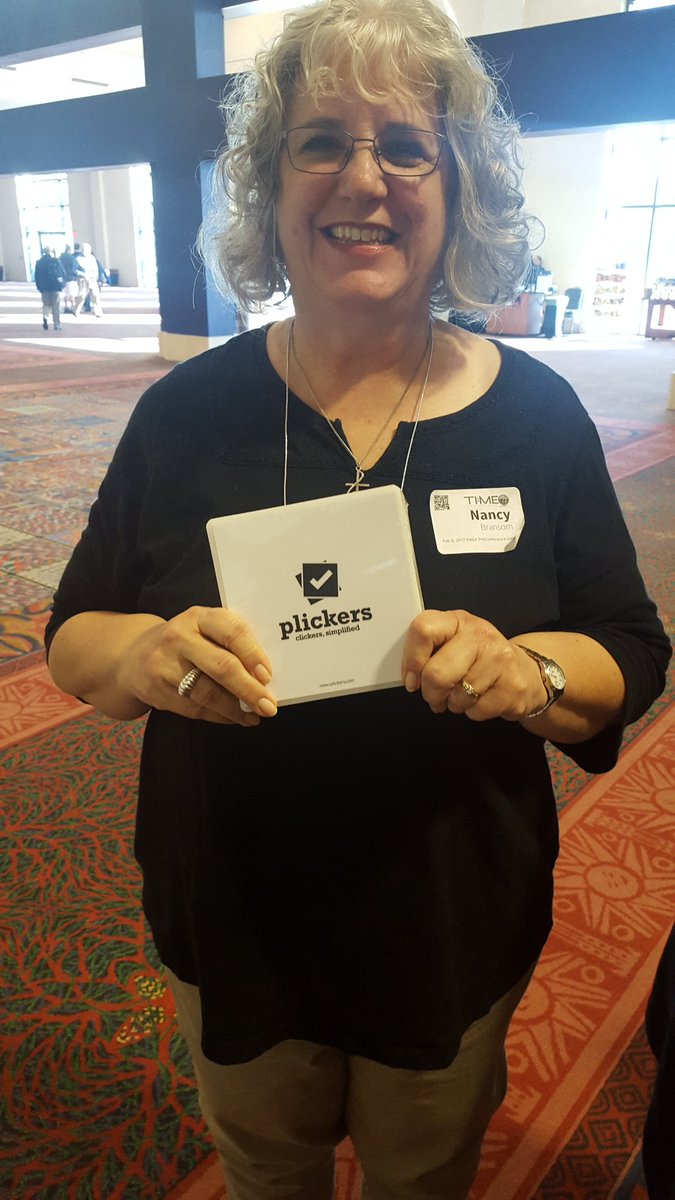 EndicottSpot's tweet photo. We love @plickers! Thank you for the swag giveaway! #time2017 https://t.co/QVJZN5WN0T