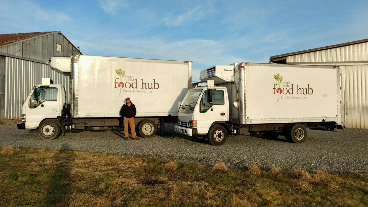 PugetSoundFoodHub now has 2 trucks for delivering locally sourced food &amp; food products to customers goo.gl/Y3azp9 for more info.