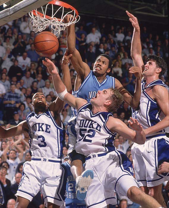 UNCRecruits's tweet photo. My favorite Rasheed Wallace photo #BeatDuke #GoHeels https://t.co/ILb9toVeTv