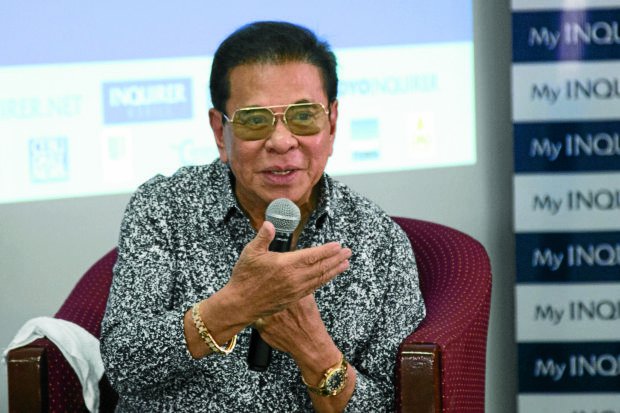 inquirerdotnet's tweet photo. Chavit bares political side of #MissUniverse hosting https://t.co/AoSFUALcRz #ChavitMeetsInquirer https://t.co/EGMTQnbVdh
