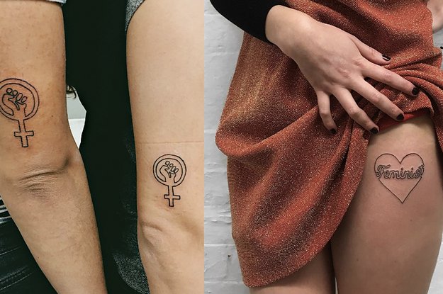 Look at the Badass Feminist Tattoos People Got for the Women's March on  Washington - Washingtonian