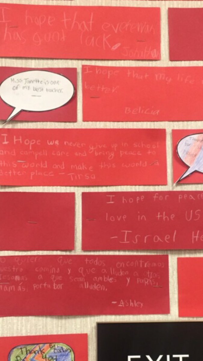 anniesmurphy's tweet photo. Wall of Hope! Sherman Oaks Campbellcare. Parents and students share their hopes. #cusdrockstar #cusdafterschool #cusdextensions https://t.co/Sc1Oc3W2ib