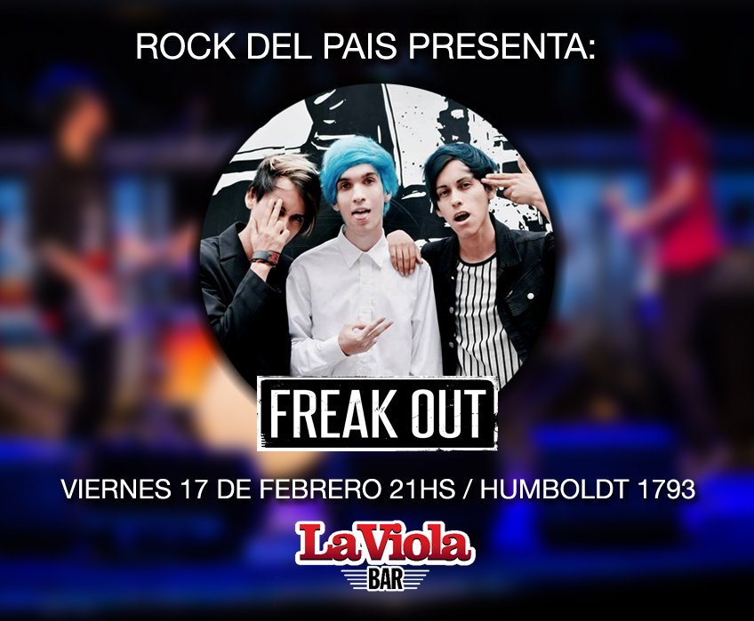 FreakOutBanda's tweet image. VIERNES 17 DE FEBRERO // FREAK OUT EN VIVO @LaViolaBar1

ENTRADA LIBRE Y GRATUITA :D