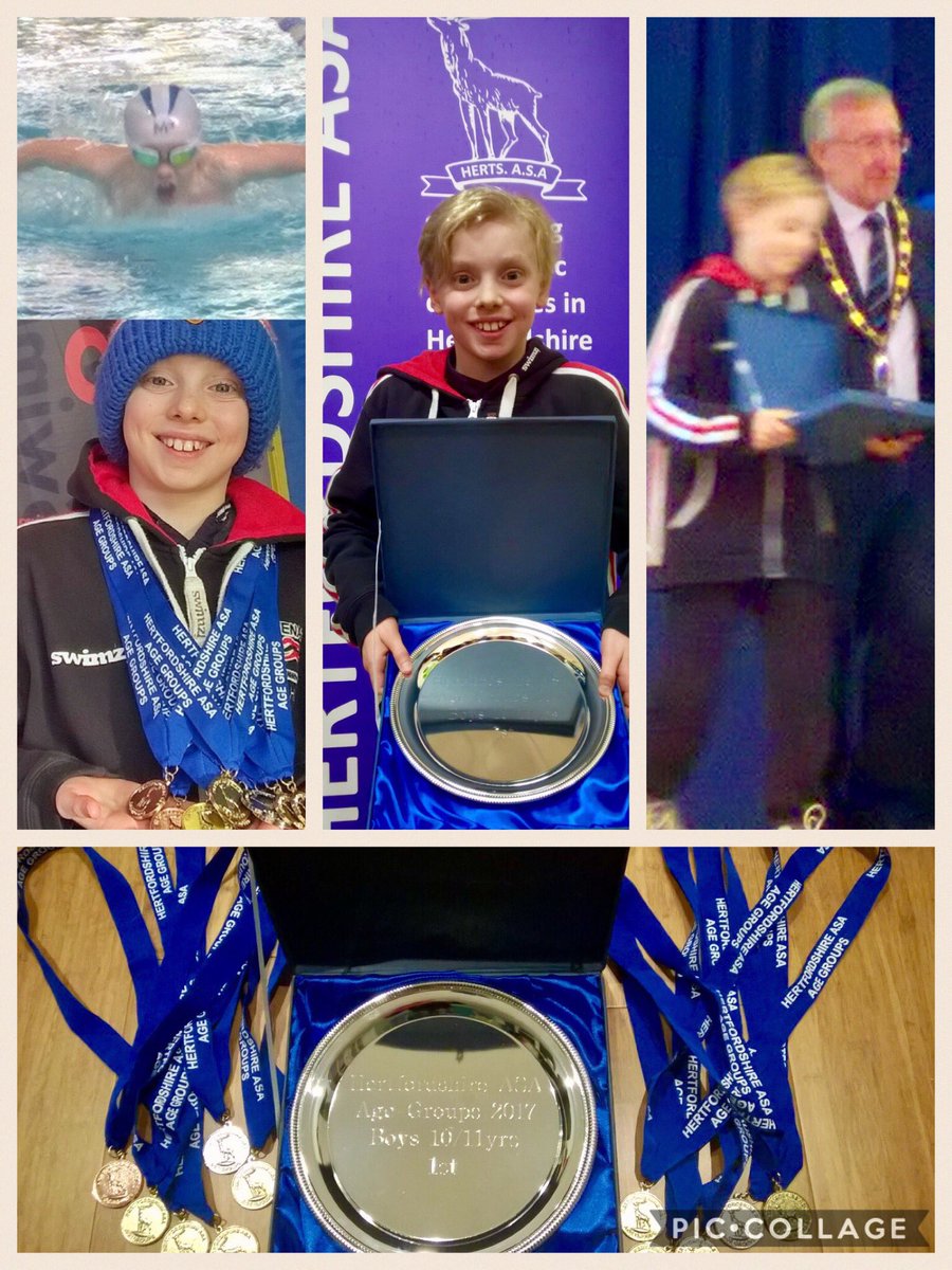 eswimhill's tweet photo. @AquaSphereUK Max Hill swam his way in #MPxceed to being Herts County Champ 10/11yr age group 2017! #trainsmart #havealanehaveachance https://t.co/pI3T6DOico