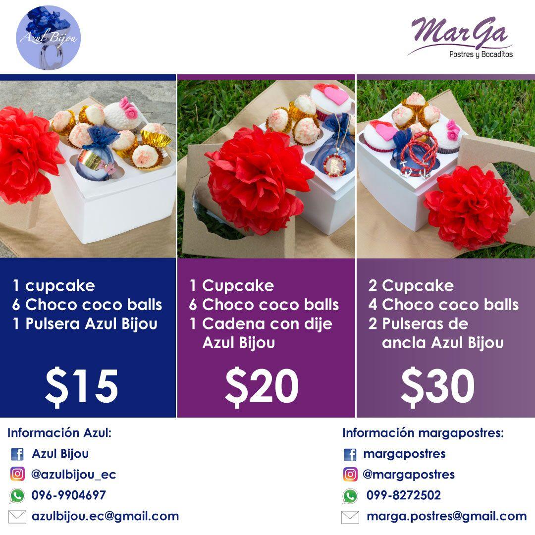 MargaPostres's tweet photo. Detalles para esa persona especial en #ValentinesDay. Los dulces de #MargaPostres junto a bisutería artesanal de #azulbijou_ec #handmade https://t.co/7h3p8O8brW