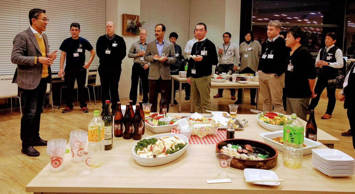 SellerTeam's tweet photo. After work meeting at #Rakuten, just perfect. https://t.co/4WofN6iZvf