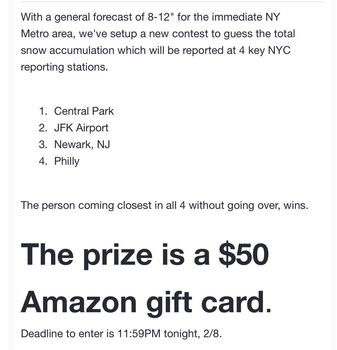 33andrain's tweet photo. https://t.co/F2sWTeVCn1 snowfall contest! #WxTwitter #WxEd #nywx #njwx #ctwx #pawx https://t.co/PscdVQogHi