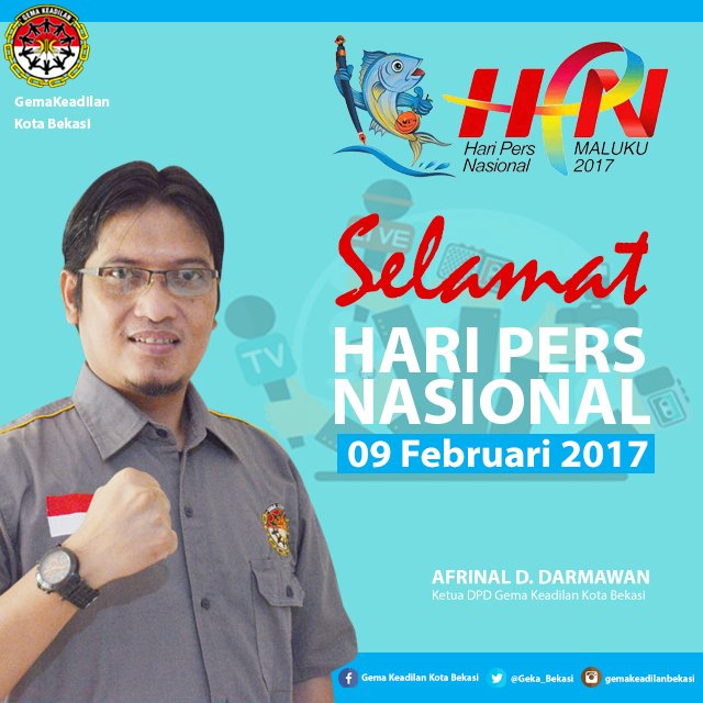 Selamat Hari Pers Nasional

DPD Gema Keadilan Kota Bekasi