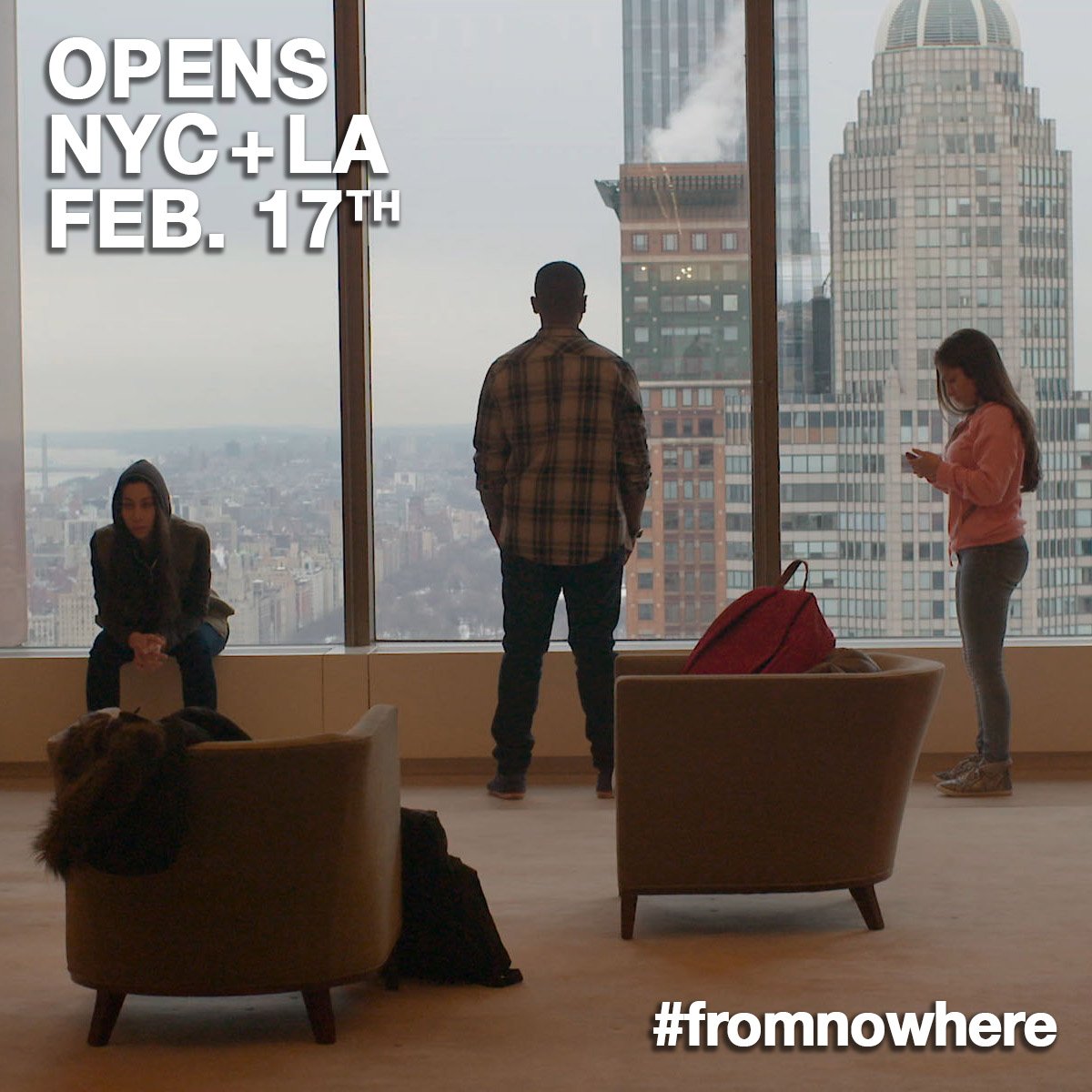 FromNowhere2017's tweet photo. Award-winning drama @fromnowhere2017 about 3 #undocumented Bronx teenagers hits NY/LA theaters in 9 days! Trailer: https://t.co/nLkJYfZXMh https://t.co/423HBWHsx4