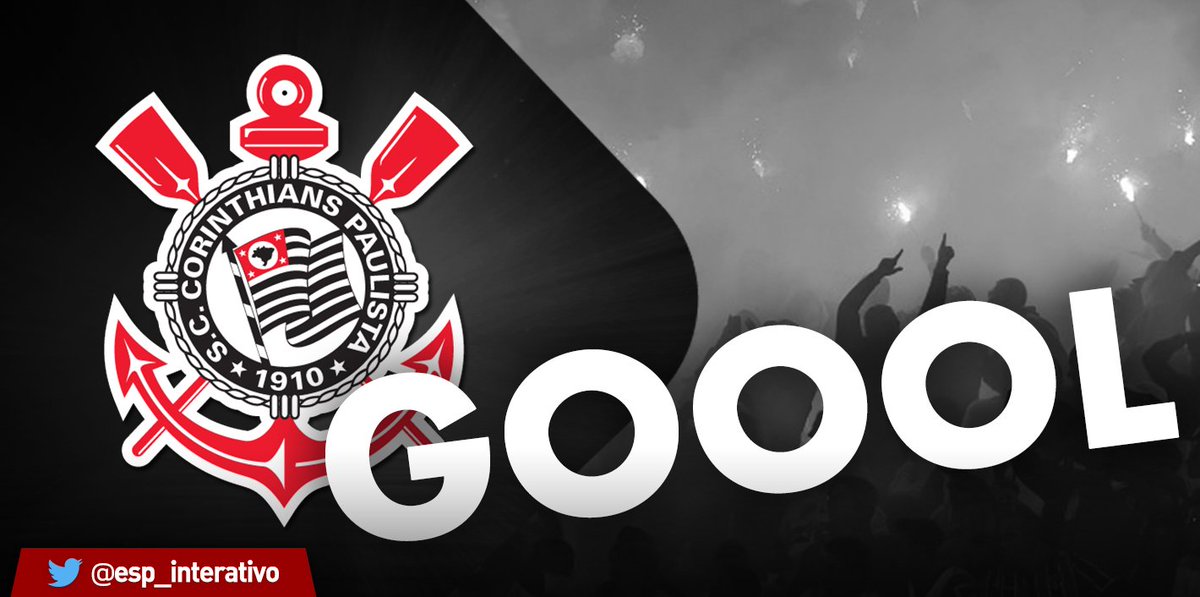 Goooooooooooooooool do Corinthians! Fagner capricha no cruzamento e Rodriguinho completa de cabeça! 1 a 0 #CALxCOR
