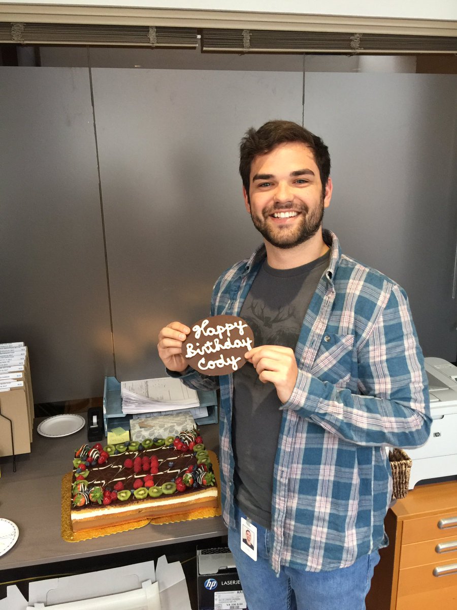 Happy Birthday to our amazing Dailies Operator, Cody! Weeooooo!! Thank you for all your hard work.  🎂🎉