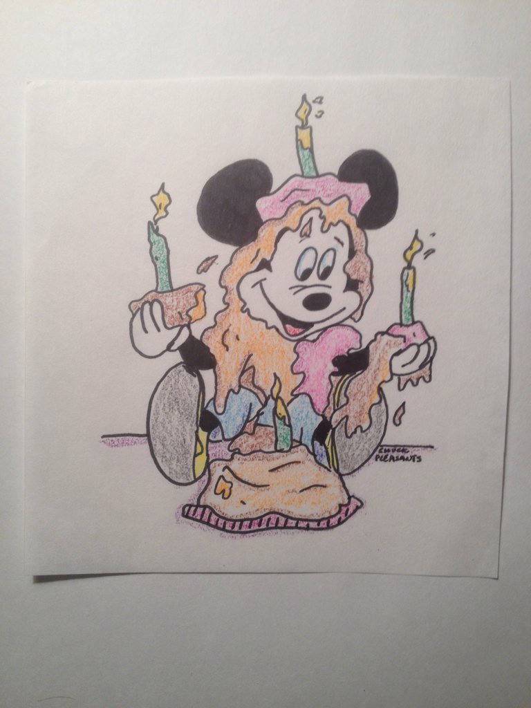  Happy a Birthday Sharon Case! Mickey not only comes in the mail he messages to. Wishing you a FUN DAY! 