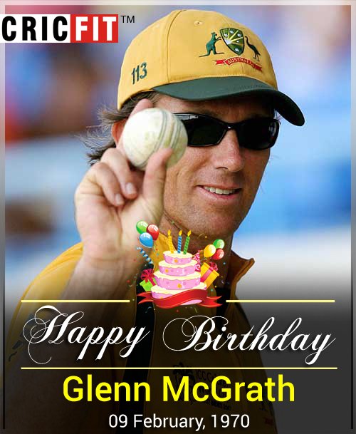 Cricfit Wishes Glenn McGrath a Very Happy Birthday! 