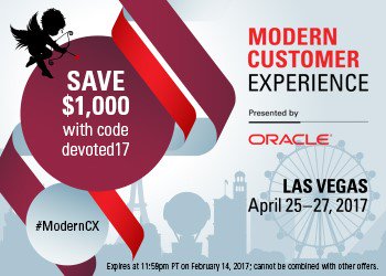 Give the gift that keeps giving with our #ValentinesDay special discount to #ModernCX. Reg: bit.ly/2kYL44Z