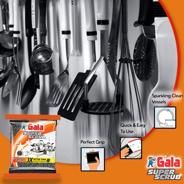 Gala_Cleaning's tweet photo. Gala Super Scrub - a easy and smarter way to clean your vessels.
#Gala #HomeCleaning #GalaProducts #GalaHomeCleaningProducts #KitchenScrub https://t.co/mkh3Unpam1