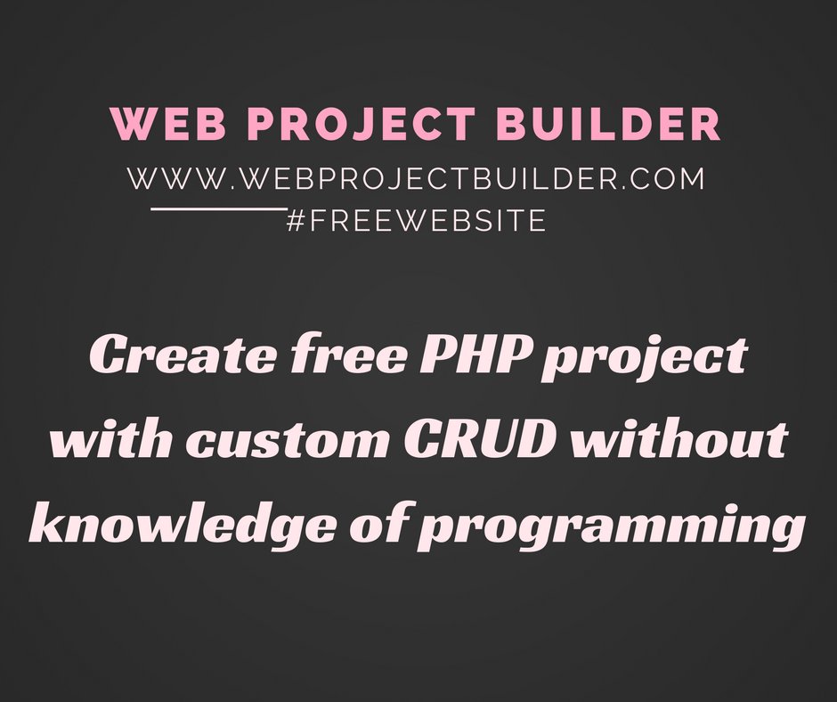 webproject16's tweet image. How to make free website without coding knowledge
goo.gl/r7WaC1
#freewebsitebuilder #webprojectbuilder #phpcodegenerator