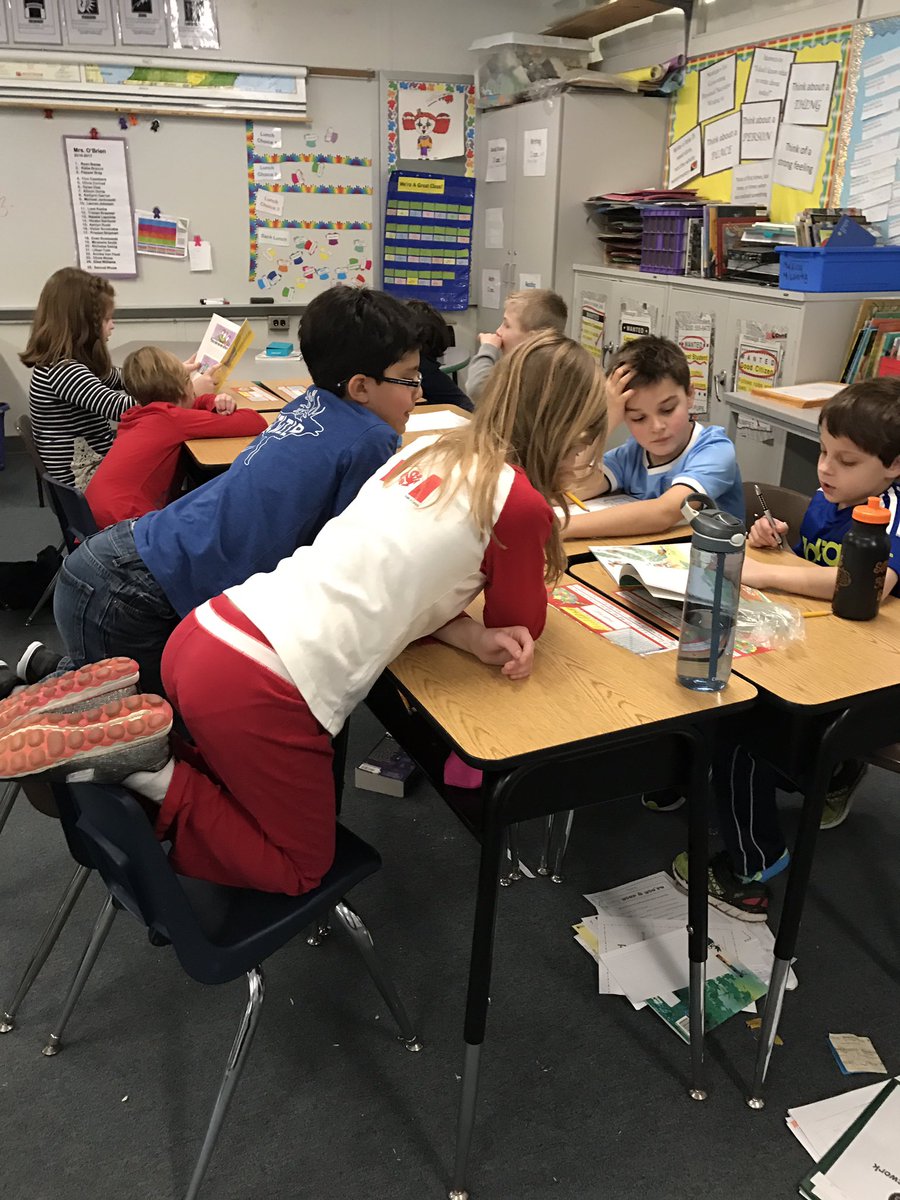 Students are discussing literary themes for their essays.