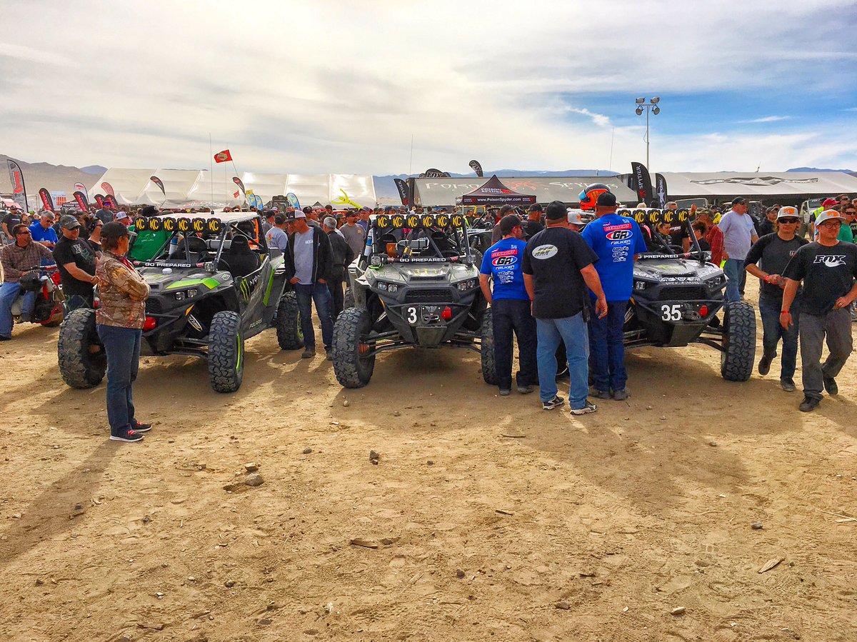 7 of the top 10 finishers were in RZRs, and 3 of those 7 were Shannon Campbell, Wayland Campbell, and Bailey Campbell. #KOH2017