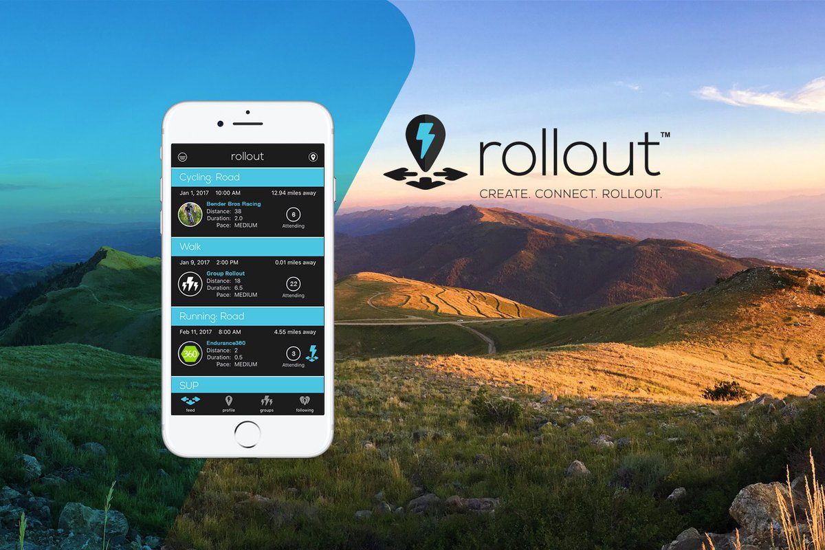 Endurance360's tweet photo. Excited to be supporting Rollout. Incredible new app to help you connect with athletes and organize group events. https://t.co/EgnFuQTRfx https://t.co/bIMNhErU3H