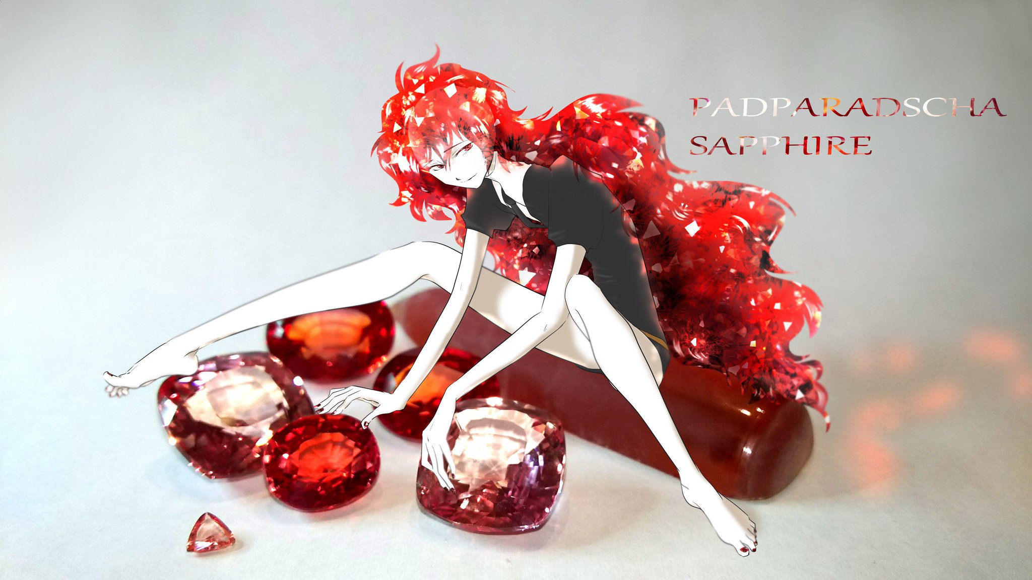 宝石の国 カンバッジ パパラチア (キャラクターグッズ) - ホビー