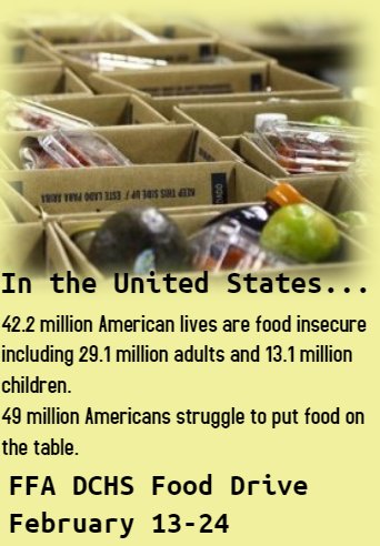 dc__ffa's tweet photo. The annual FFA Food Drive is NEXT WEEK! Share this post to spread the word! https://t.co/uMD2gziC2F