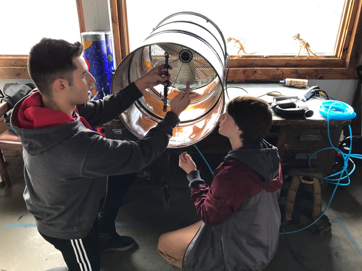 KildonanEdge's tweet photo. Ben &amp; James update us on their snowmaker (and launch a profile on @gofundme). #stuvoice #education @KildonanSchool | https://t.co/0L4UZjLuTU https://t.co/vAGQAyD31m