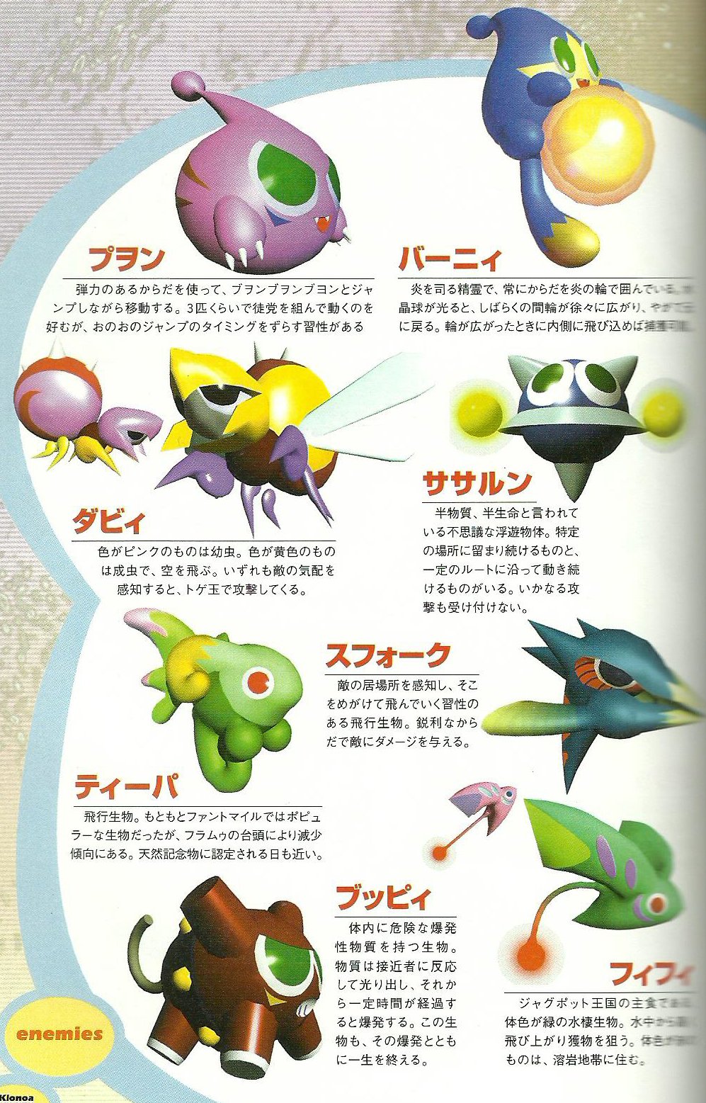 Klonoa Archives The Enemies Of Door To Phantomile T Co Fnrdywp9bi Twitter