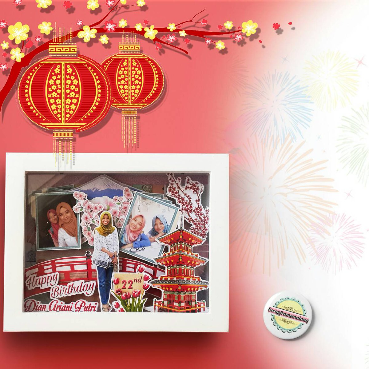 scrapframeMLG's tweet image. 🍒Happy scrapping 🍒 (15×20, tema Jepang)
#scrapframe #malang #scrapframemalang #scrapframemurah #kadounik #HappyBirthday
