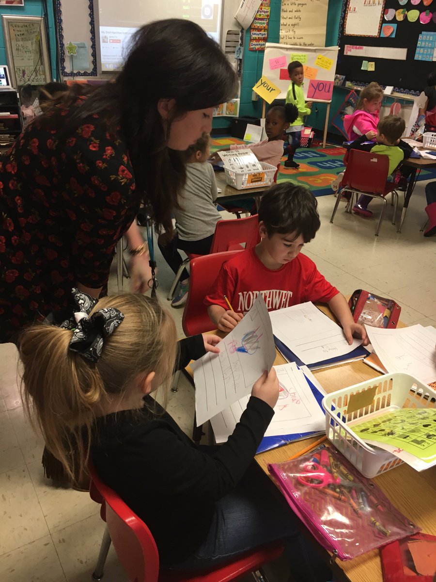 ap_hollis's tweet photo. Power of WW! Kindergarten Ss learn to write How-to  steps that a reader can easily follow. Thanks, @AllisonAkerMc #whywriterswrite ✍️ https://t.co/WZnErgsvz3