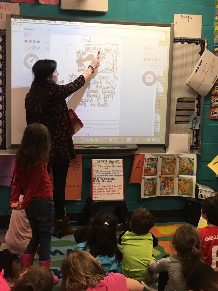 ap_hollis's tweet photo. Power of WW! Kindergarten Ss learn to write How-to  steps that a reader can easily follow. Thanks, @AllisonAkerMc #whywriterswrite ✍️ https://t.co/WZnErgsvz3