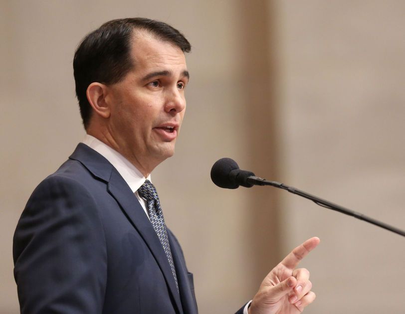 WisconsinWatch's tweet photo. The latest on #WIBudget via @CapTimes: Walker's 2017-19 budget boosts funds for education, transportation, workforce https://t.co/EamsG5d1VS https://t.co/ZhHfYF1rVO