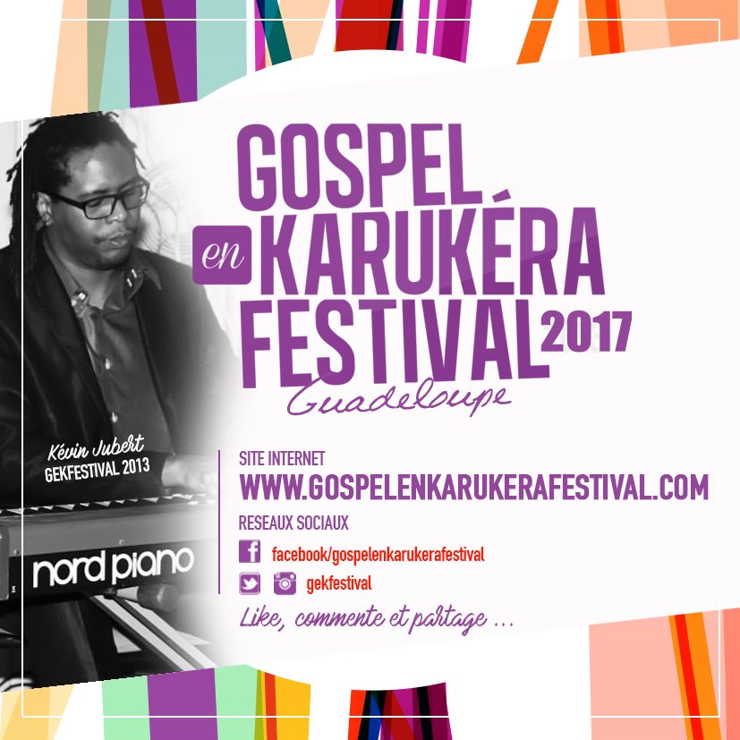 GEKFESTIVAL's tweet photo. Kévin Jubert, Directeur Musical du GEKFESTIVAL ! Oui, c'est ça. #GekFestival # GekFestival2017 #GospelEnKarukeraFestival #BlueMelodySchool https://t.co/D37RzUjTC0