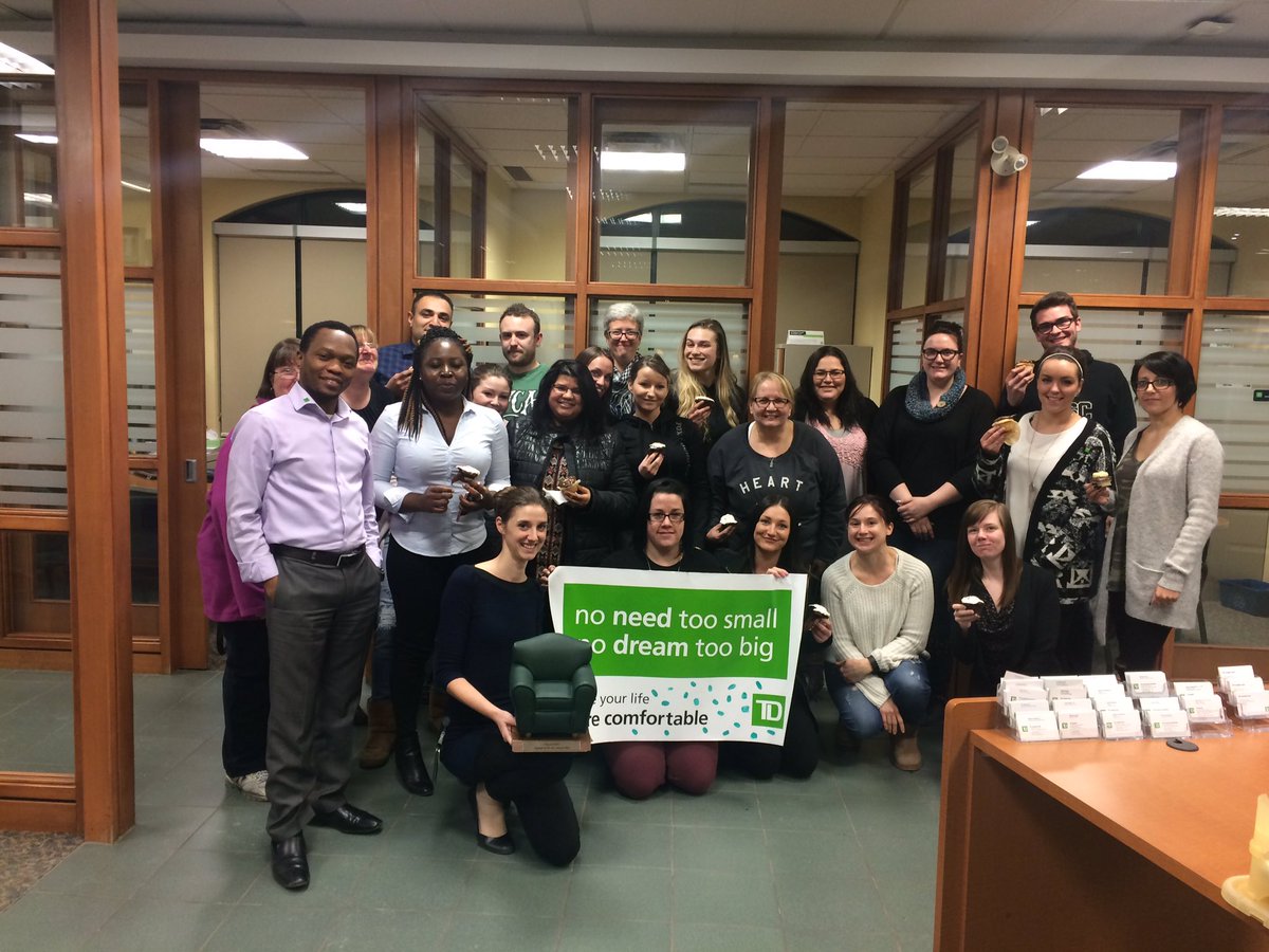LagaceJason's tweet photo. Westside branch celebrating re launch comfort promise  with AB North Legendary chair. @ToddLinnen_TD @BrianGervais_TD https://t.co/ye9CZVCVOp