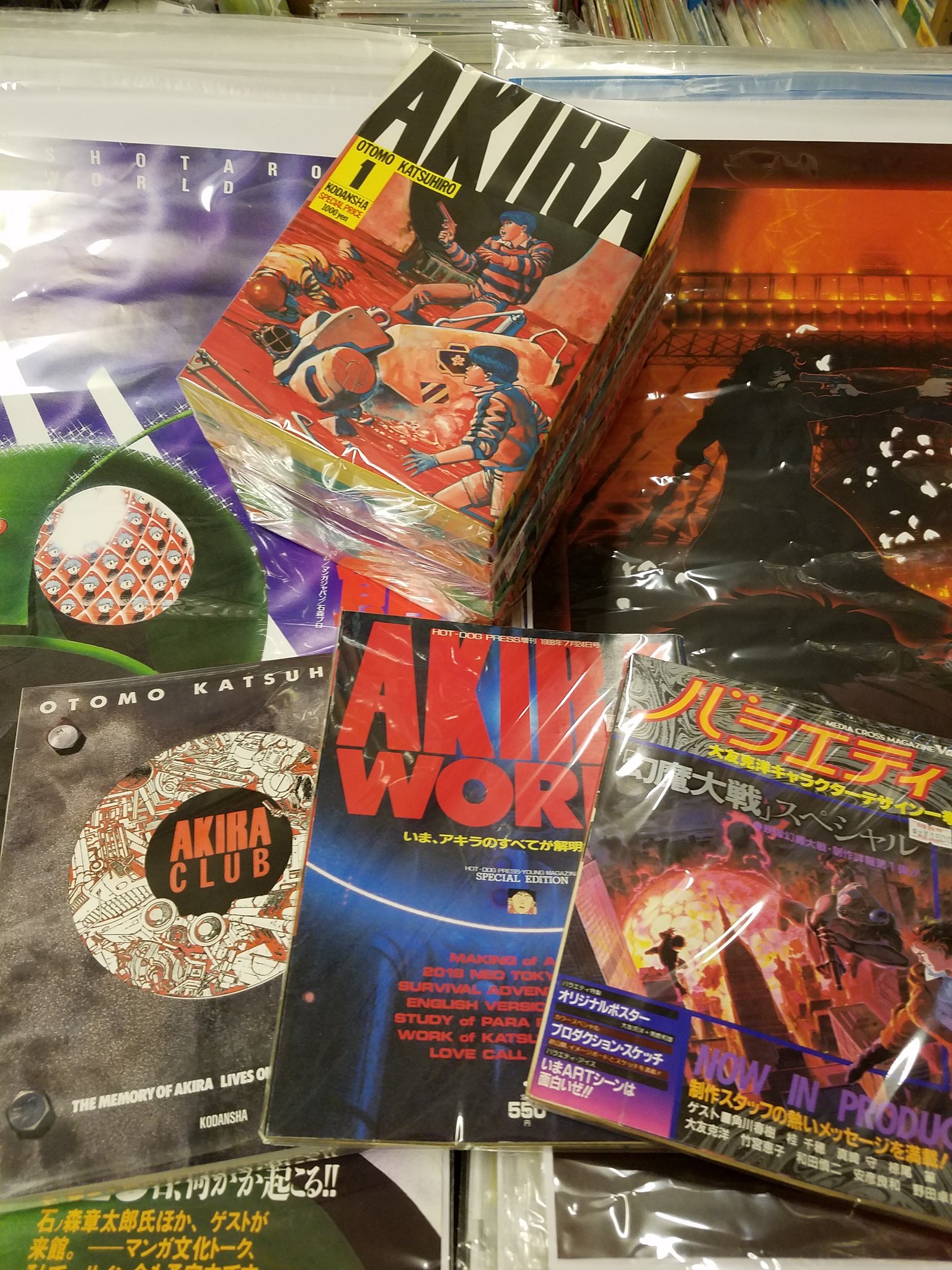 AKIRA WORLD 恐ろしい HOT-DOG PRESS増刊 1988年7月24日号
